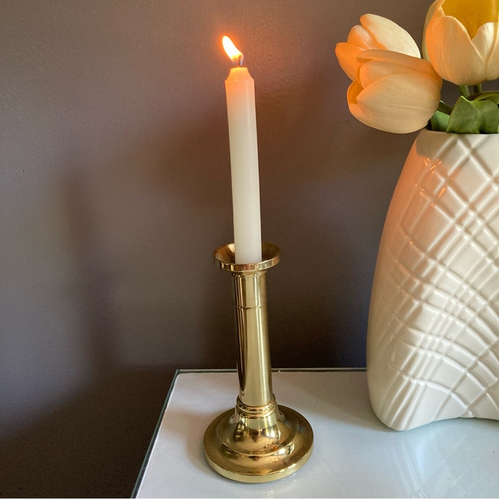 Brass Taper Candleholder